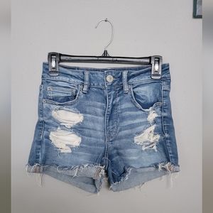 American Eagle Distressed Denim Shorts